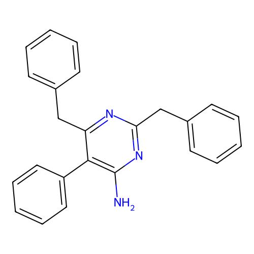 Pyrimidine, 4-amino-2,6-dibenzyl-5-phenyl-,6307-01-3,阿拉丁产品图