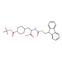 (2R)-3-{1-[(tert-butoxy)carbonyl]piperidin-4-yl}-2-({[(9H-fluoren-9-yl)methoxy]carbonyl}amino)propanoic acid，313052-00-5，97%，阿拉丁