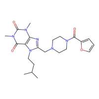 8-{[4-(furan-2-ylcarbonyl)piperazin-1-yl]methyl}-1,3-dimethyl-7-(3-methylbutyl)-3,7-dihydro-1H-purine-2,6-dione，851941-94-1，阿拉丁
