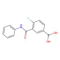 4-氟-3-(苯基氨基甲酰基)苯基硼酸 (含有数量不等的酸酐)，874219-33-7，≥95%，阿拉丁