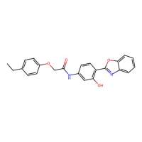 N-[4-(1,3-benzoxazol-2-yl)-3-hydroxyphenyl]-2-(4-ethylphenoxy)acetamide，阿拉丁