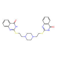 2-{[2-(4-{2-[(4-oxo-3,4-dihydroquinazolin-2-yl)sulfanyl]ethyl}piperazin-1-yl)ethyl]sulfanyl}-3,4-dihydroquinazolin-4-one，Moligand™，阿拉丁