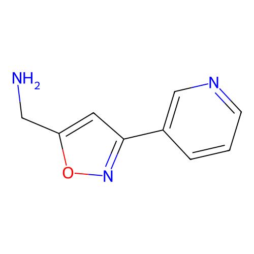 1-(3-Pyridin-3-ylisoxazol-5-YL)methanamine，543713-43-5，阿拉丁产品图
