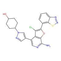 Trans-4-{4-[7-Amino-2-(1,2,3-Benzothiadiazol-7-Yl)-3-Chlorofuro[2,3-C]pyridin-4-Yl]-1h-Pyrazol-1-Yl}cyclohexanol，1326712-16-6，阿拉丁
