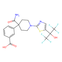 3-[4-carbamoyl-1-[5-(1,1,1,3,3,3-hexafluoro-2-hydroxypropan-2-yl)-1,3-thiazol-2-yl]piperidin-4-yl]benzoic acid，Moligand™，阿拉丁