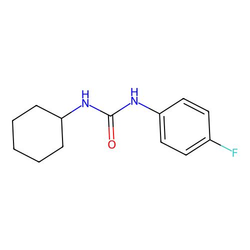 1-Cyclohexyl-3-(4-fluorophenyl)urea,阿拉丁产品图