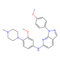 N-[3-methoxy-4-(4-methylpiperazin-1-yl)phenyl]-1-(4-methoxyphenyl)pyrazolo[3,4-b]pyridin-6-amine，Moligand™，阿拉丁