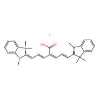 2-[(1E,3Z,5E,7E)-4-羧基-7-(1,3,3-三甲基-1,3-二氢-2H-吲哚-2-亚基)-1,3,5-庚三烯-1-基]-1,3,3-三甲基-3H-碘化吲哚，2311980-68-2，>80.0%(HPLC)，阿拉丁