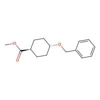 Cyclohexanecarboxylic acid, 4-(phenylmethoxy)-, methyl ester, trans-methyl trans-4-(benzyloxy)cyclohexane-1-carboxylate，1417317-26-0，阿拉丁