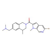 (5-Bromo-1-methyl-1H-pyrrolo[2,3-c]pyridin-2-yl){6-[(dimethylamino)methyl]-(+)-4-methyl-3,4-dihydroisoquinolin-2(1H)-yl}methanone，Moligand™，阿拉丁