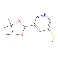 5-(甲硫基)吡啶-3-硼酸频哪醇酯，1171891-40-9，≥98%，阿拉丁