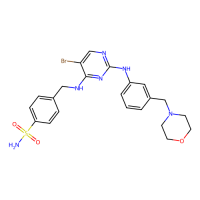 4-[[[5-bromo-2-[3-(morpholin-4-ylmethyl)anilino]pyrimidin-4-yl]amino]methyl]benzenesulfonamide，Moligand™，阿拉丁