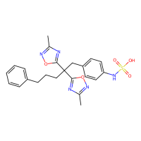 [4-[2,2-bis(3-methyl-1,2,4-oxadiazol-5-yl)-5-phenylpentyl]phenyl]sulfamic acid，Moligand™，阿拉丁
