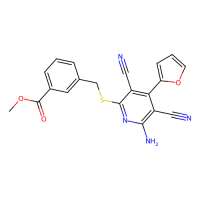 Methyl 3-(((6-Amino-3,5-dicyano-4-(furan-2-yl)pyridin-2-yl)sulfanyl)methyl)benzoate，Moligand™，阿拉丁