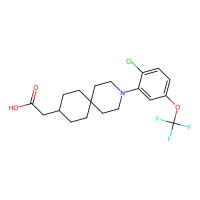 2-[3-[2-chloro-5-(trifluoromethoxy)phenyl]-3-azaspiro[5.5]undecan-9-yl]acetic acid，Moligand™，阿拉丁