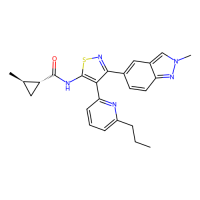 (1R,2R)-2-methyl-N-[3-(2-methylindazol-5-yl)-4-(6-propylpyridin-2-yl)-1,2-thiazol-5-yl]cyclopropane-1-carboxamide，Moligand™，阿拉丁