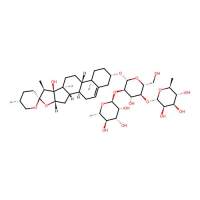偏诺皂苷元-3-O-查考三糖;17-羟基薯蓣皂苷，55916-52-4，≥98%，阿拉丁