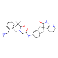2,2-dimethyl-N-[[2-(methylaminomethyl)phenyl]methyl]-N-[2-oxo-2-[[(2R)-2'-oxospiro[1,3-dihydroindene-2,3'-1H-pyrrolo[2,3-b]pyridine]-5-yl]amino]ethyl]propanamide，Moligand™，阿拉丁
