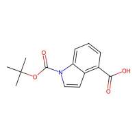 1-叔丁氧羰基羰基吲哚-4-羧酸，848444-79-1，≥98%，阿拉丁
