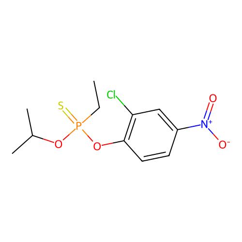 O-(2-Chloro-4-nitrophenyl) O-isopropyl ethylphosphonothioate，328-04-1，阿拉丁产品图