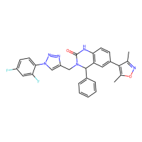 3-{[1-(2,4-difluorophenyl)-1H-1,2,3-triazol-4-yl]methyl}-6-(3,5-dimethyl-1,2-oxazol-4-yl)-4-phenyl-1,2,3,4-tetrahydroquinazolin-2-one，Moligand™，阿拉丁