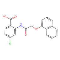 4-chloro-2-[(2-naphthalen-1-yloxyacetyl)amino]benzoic acid，Moligand™，阿拉丁