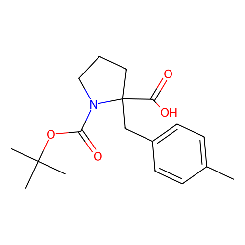 Boc-（S）-α-（4-甲基苄基）脯氨酸，706806-63-5，≥98%，阿拉丁产品图