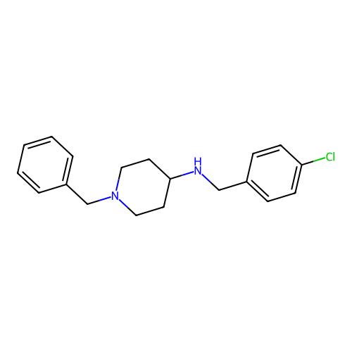 1-benzyl-N-[(4-chlorophenyl)methyl]piperidin-4-amine，416866-39-2，阿拉丁产品图
