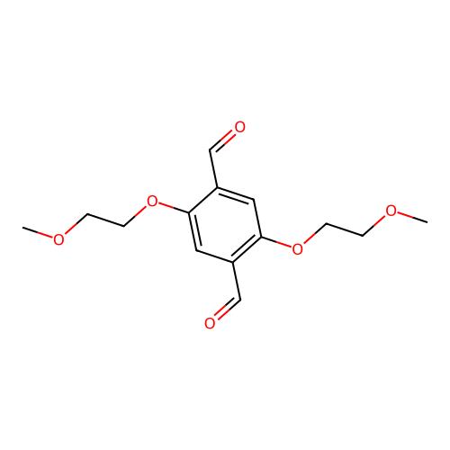 2,5-bis(2-methoxyethoxy)benzene-1,4-dicarbaldehyde，2053247-15-5，阿拉丁产品图