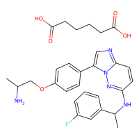 他来曲替尼(DS-6051b)，1505515-69-4，10mM in DMSO，阿拉丁
