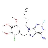 8-(2-Chloro-3,4,5-trimethoxy-benzyl)-2-fluoro-9-pent-4-ylnyl-9H-purin-6-ylamine,422508-46-1,阿拉丁