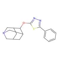 2-[[(5S)-1-azatricyclo[3.3.1.13,7]decan-4-yl]oxy]-5-phenyl-1,3,4-thiadiazole，阿拉丁