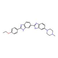 赫斯特荧光染料33342,三盐酸盐,23491-52-3,Cell-permeable, adenine-thymine-specific fluorescent stain.,阿拉丁