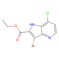 ethyl 3-bromo-7-chloro-1H-pyrrolo[3,2-b]pyridine-2-carboxylate，1419101-12-4，97%，阿拉丁