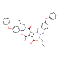 (1S,2S,3S,4S)-3,4-bis({butyl[(4-phenoxyphenyl)methyl]carbamoyl})cyclobutane-1,2-dicarboxylic acid，Moligand™，阿拉丁