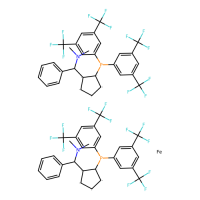 (1R,1'R)-1,1'-二[二[3,5-二(三氟甲基)苯基]膦基]-2,2'-二[(R)-(二甲基氨基)苯基甲基]二茂铁，494227-36-0，≥97%，阿拉丁
