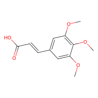 (E)-3,4,5-三甲氧基肉桂酸，20329-98-0，≥98%，阿拉丁