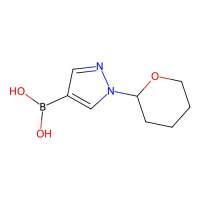 (1-(四氢-2H-吡喃-2-基)-1H-吡唑-4-基)硼酸，1256345-68-2，≥96%，阿拉丁