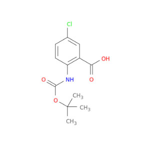 2-叔丁氧基羰氨基-5-氯苯甲酸，253677-29-1，≥97%，阿拉丁产品图