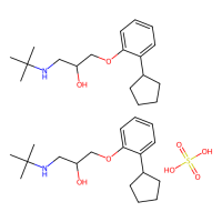 Penbutolol Sulfate,38363-32-5,10mM in DMSO,阿拉丁