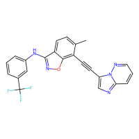 7-(2-imidazo[1,2-b]pyridazin-3-ylethynyl)-6-methyl-N-[3-(trifluoromethyl)phenyl]-1,2-benzoxazol-3-amine，Moligand™，阿拉丁