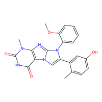 7-(5-hydroxy-2-methylphenyl)-6-(2-methoxyphenyl)-4-methylpurino[7,8-a]imidazole-1,3-dione，Moligand™，阿拉丁