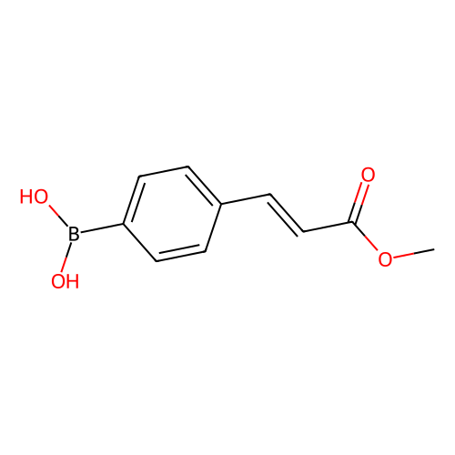 4-(反式-3-甲氧基-3-羰基-1-丙烯-1-基)苯硼酸(含有数量不等的酸酐),380430-58-0,≥95%,阿拉丁产品图