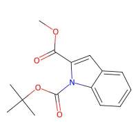1-tert-butyl 2-methyl 1H-indole-1,2-dicarboxylate,163229-48-9,阿拉丁