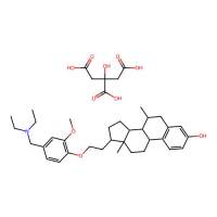 (7R,13R,17R)-17-[2-[4-(diethylaminomethyl)-2-methoxyphenoxy]ethyl]-7,13-dimethyl-6,7,8,9,11,12,14,15,16,17-decahydrocyclopenta[a]phenanthren-3-ol;2-hydroxypropane-1,2,3-tricarboxylic acid，阿拉丁