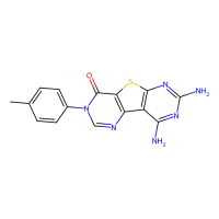 11,13-diamino-5-(4-methylphenyl)-8-thia-3,5,10,12-tetraazatricyclo[7.4.0.0^{2,7}]trideca-1(13),2(7),3,9,11-pentaen-6-one，Moligand™，阿拉丁