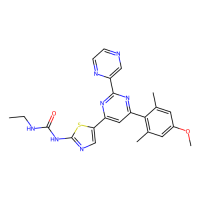 1-ethyl-3-[5-[6-(4-methoxy-2,6-dimethylphenyl)-2-pyrazin-2-ylpyrimidin-4-yl]-1,3-thiazol-2-yl]urea，Moligand™，阿拉丁