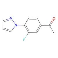 3-氟-4-(1-吡唑基)苯乙酮，1152964-31-2，≥97%，阿拉丁