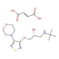 (2R)-1-(tert-butylamino)-3-[(4-morpholino-1,2,5-thiadiazol-3-yl)oxy]propan-2-ol fumaric acid，1820576-27-9，阿拉丁