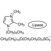 1-丁基-2,3-二甲基咪唑聚乙二醇十六烷醚硫酸盐包衣脂肪酶,阿拉丁